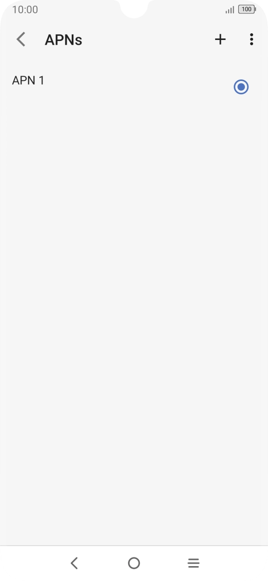 Press the add icon.