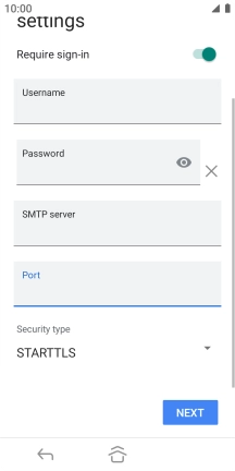 Press the drop down list below 