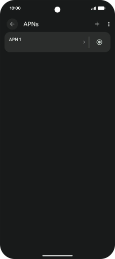 Press the add icon.