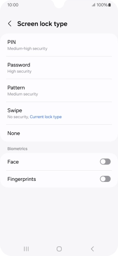 Press Fingerprints.