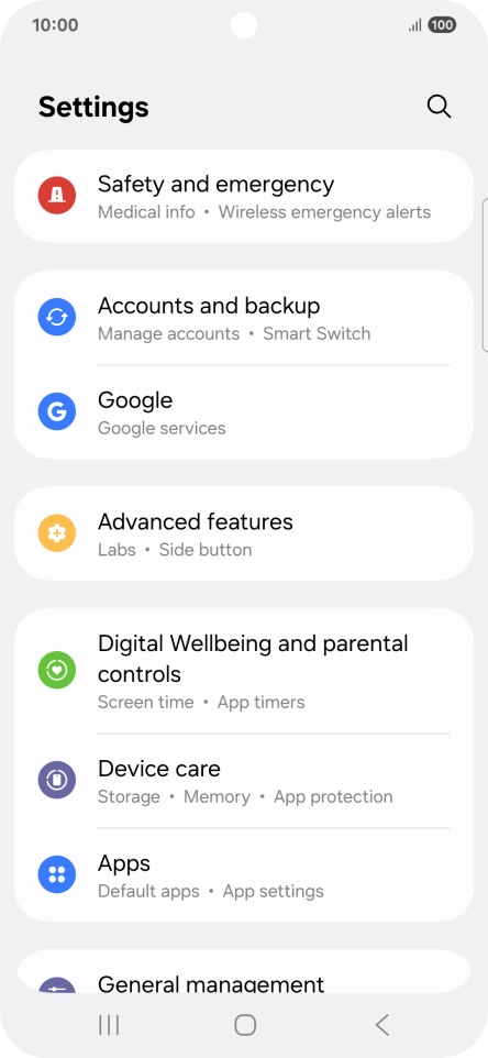Press Google.