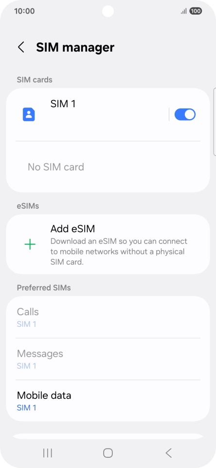Press Add eSIM.