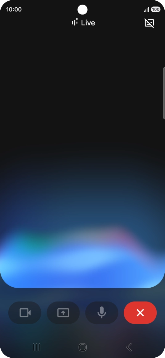 Talk to Gemini about the required topic.