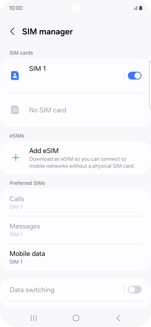 Press Add eSIM.