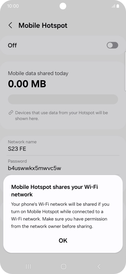 Press OK.
