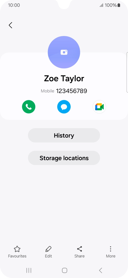 Press the Home key to return to the home screen.