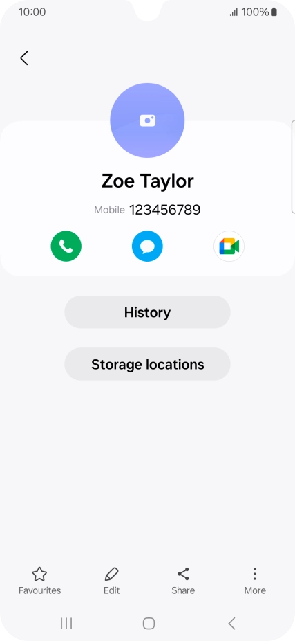Press the Home key to return to the home screen.