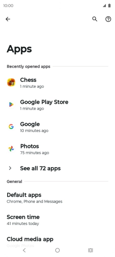 Press See all apps.