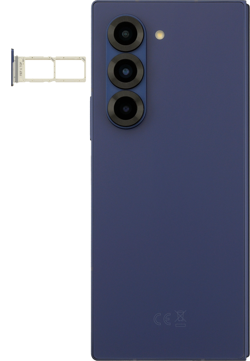 Turn your SIM so the angled corner of the SIM matches the angled corner of the first SIM holder and place your SIM in of the first the SIM holder.