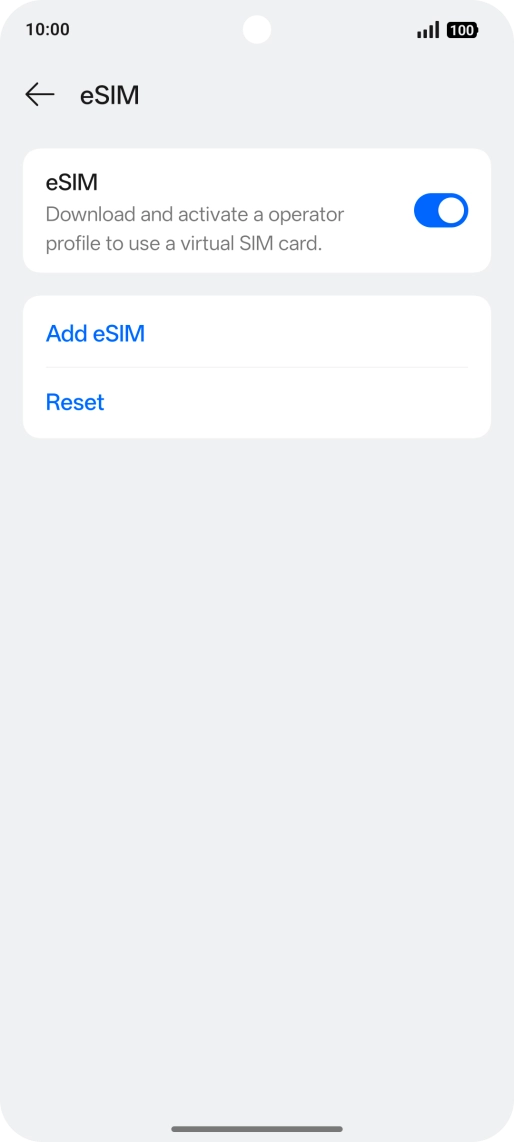 Press Add eSIM.