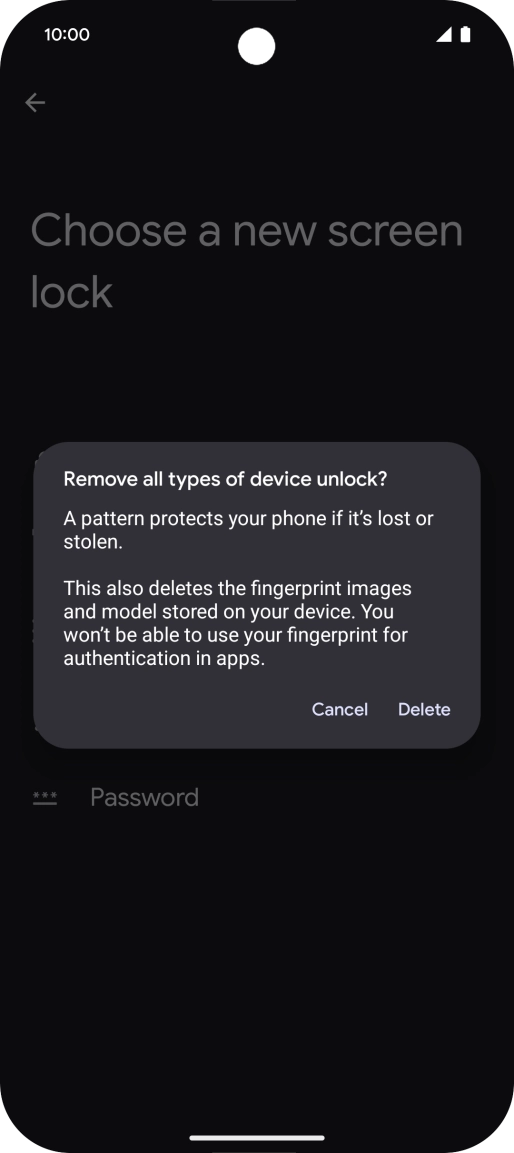 Press Delete.