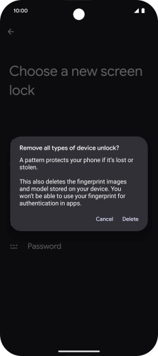 Press Delete.