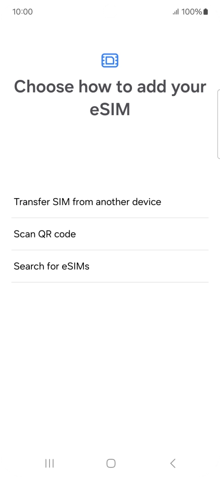 Press Scan QR code.