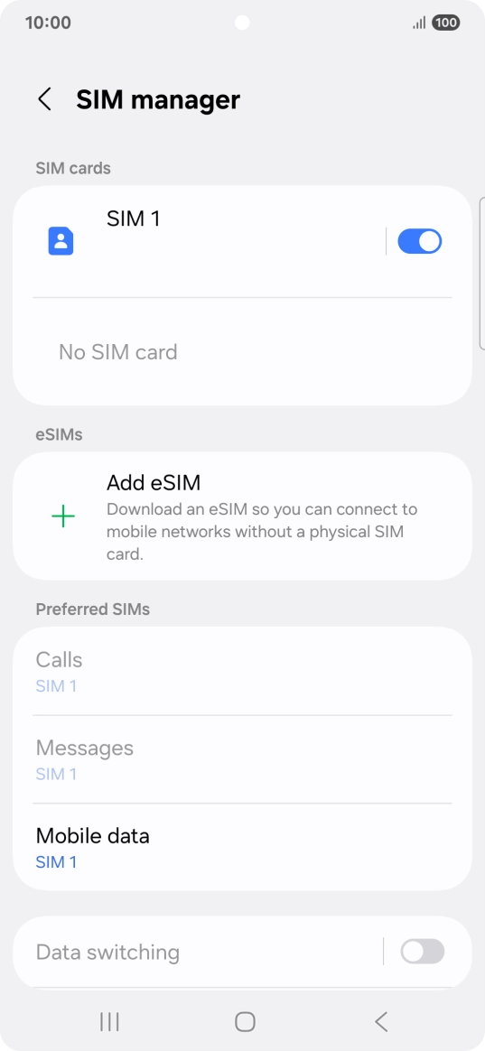 Press Add eSIM.