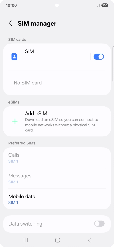 Press Add eSIM.