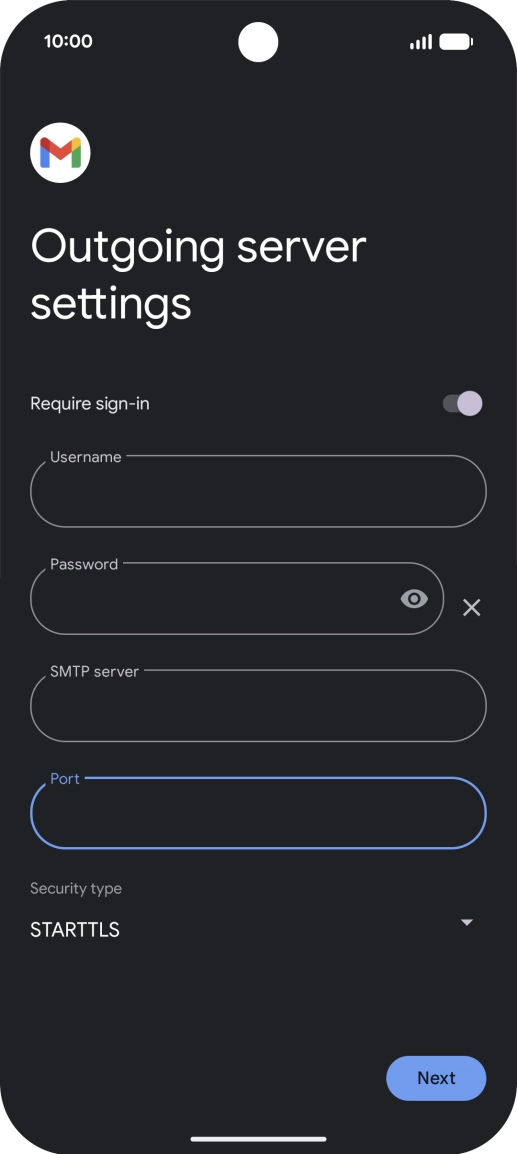 Press the drop down list below 