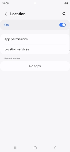 Press App permissions.