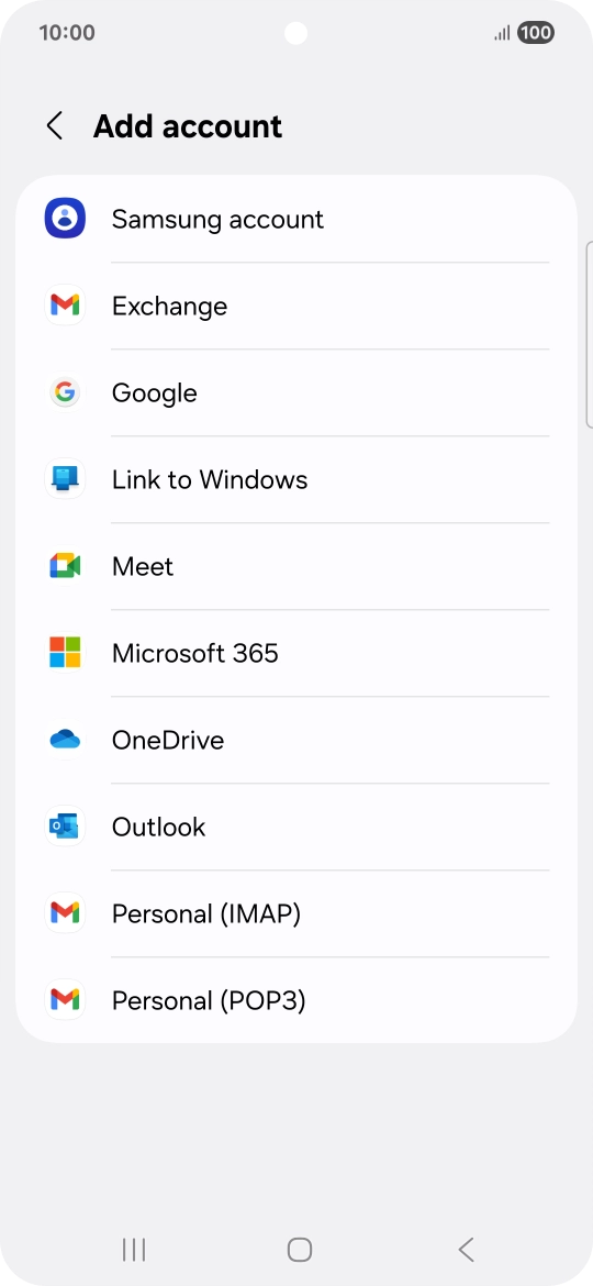 Press Google.