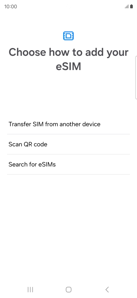 Press Scan QR code.