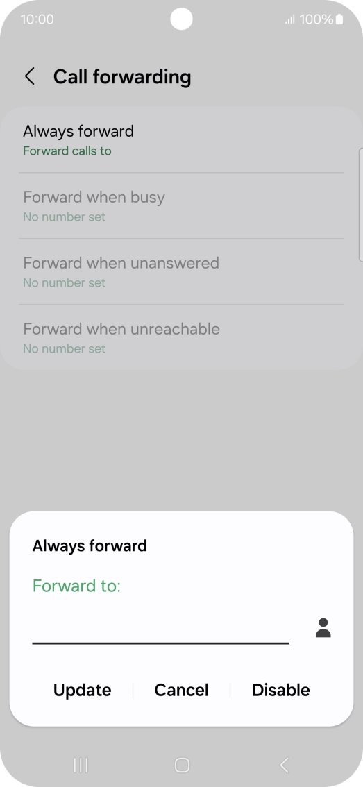 Press Disable.