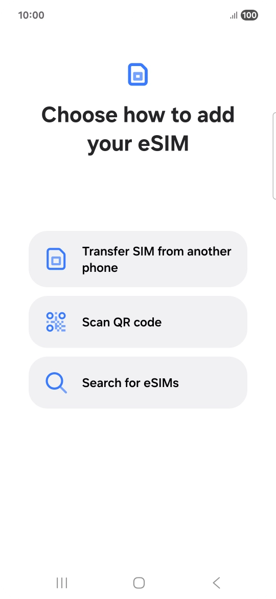 Press Scan QR code.