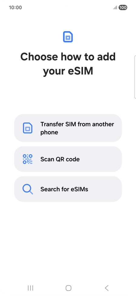 Press Scan QR code.
