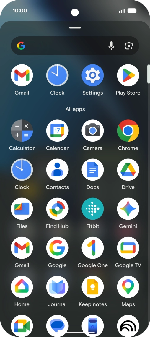 Press Play Store.