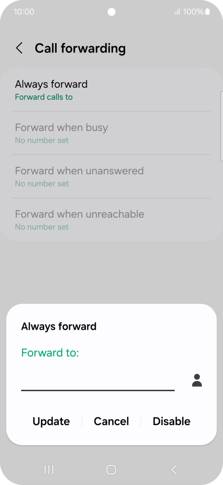 Press Disable.