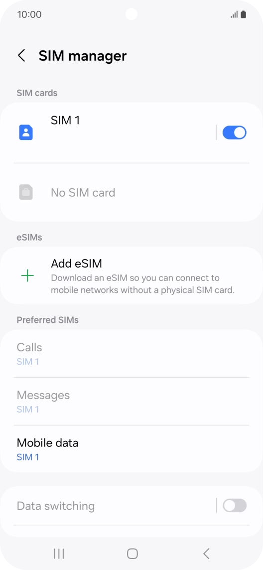 Press Add eSIM.