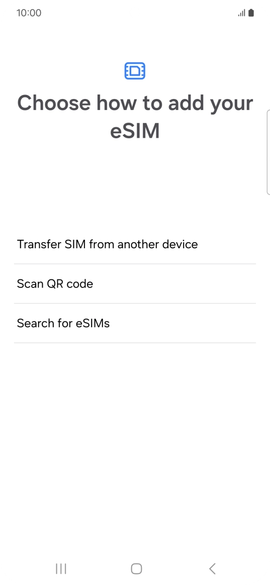 Press Scan QR code.