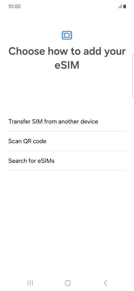 Press Scan QR code.