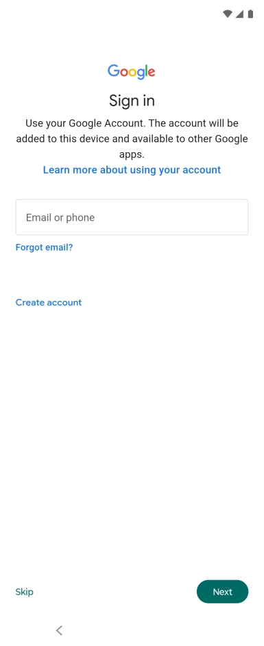 Follow the instructions on the screen to finish the activation.