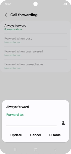 Press Disable.