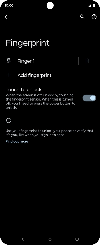 Press the Return key.