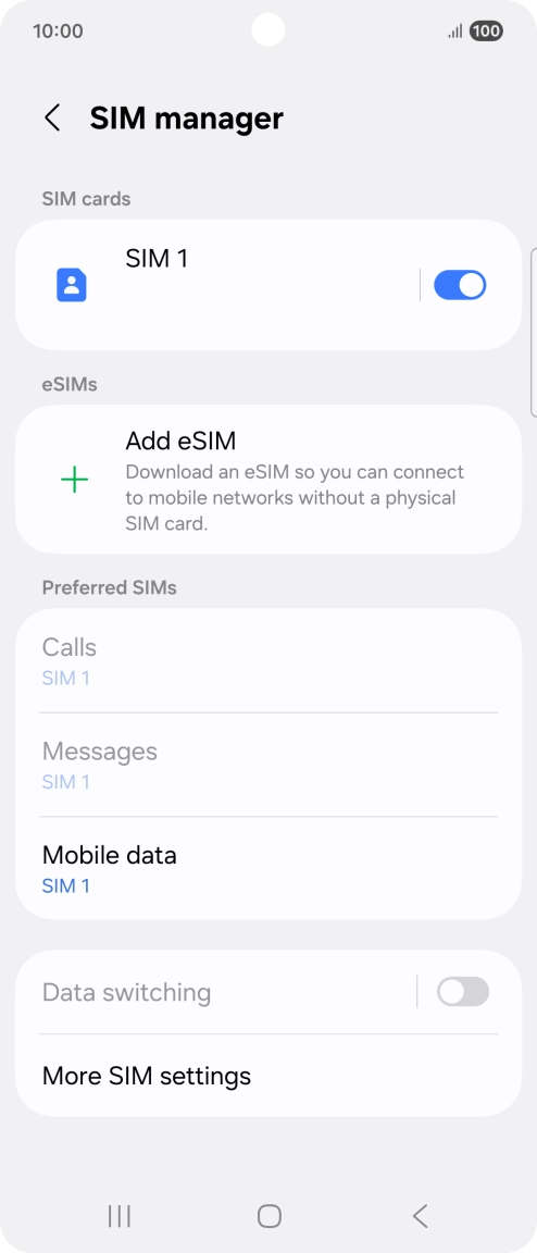 Press Add eSIM.