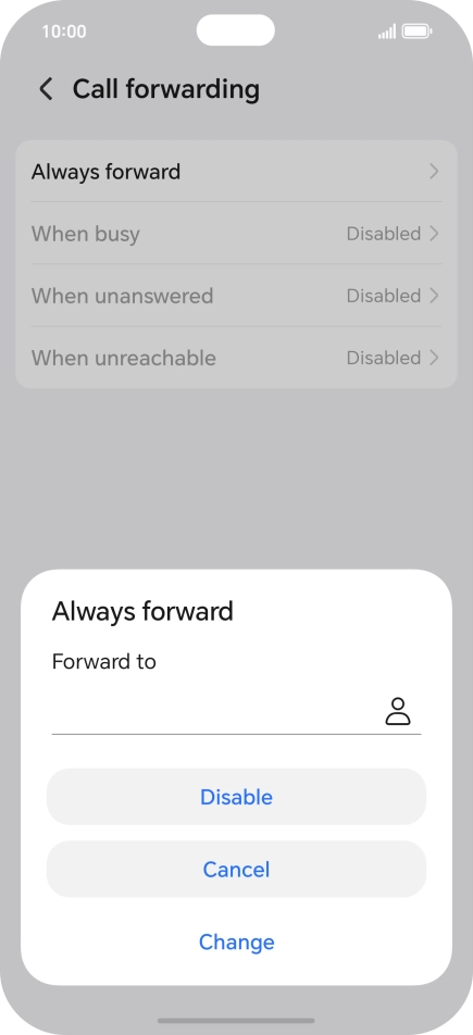 Press Disable.
