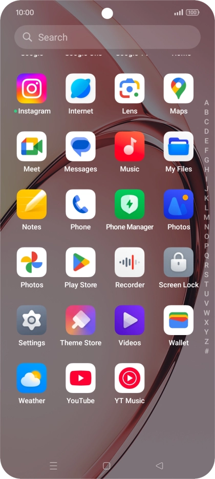 Press Play Store.