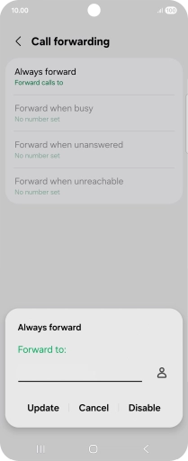 Press Disable.