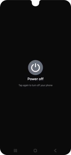 Press Power off.
