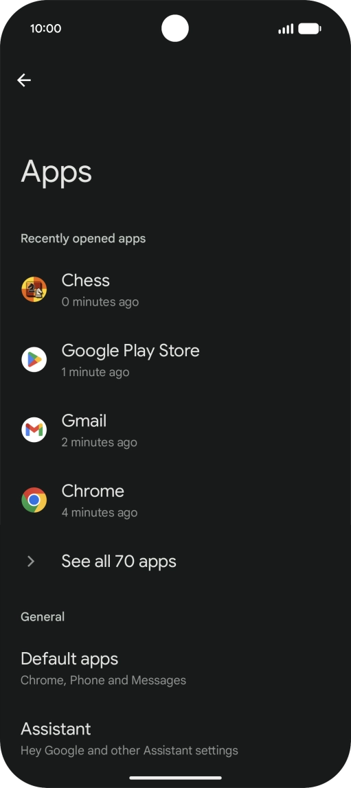 Press See all apps.