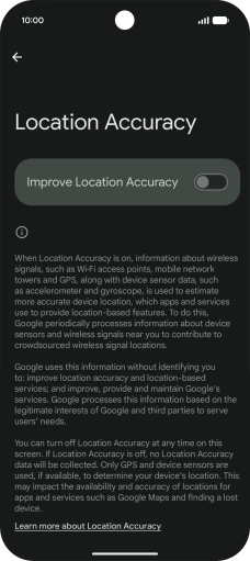 If you press the indicator next to 
