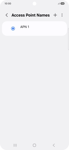 Press the add icon.