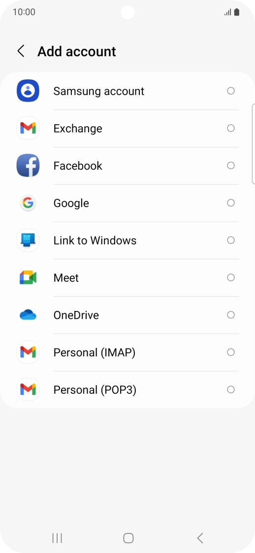 Press Google.