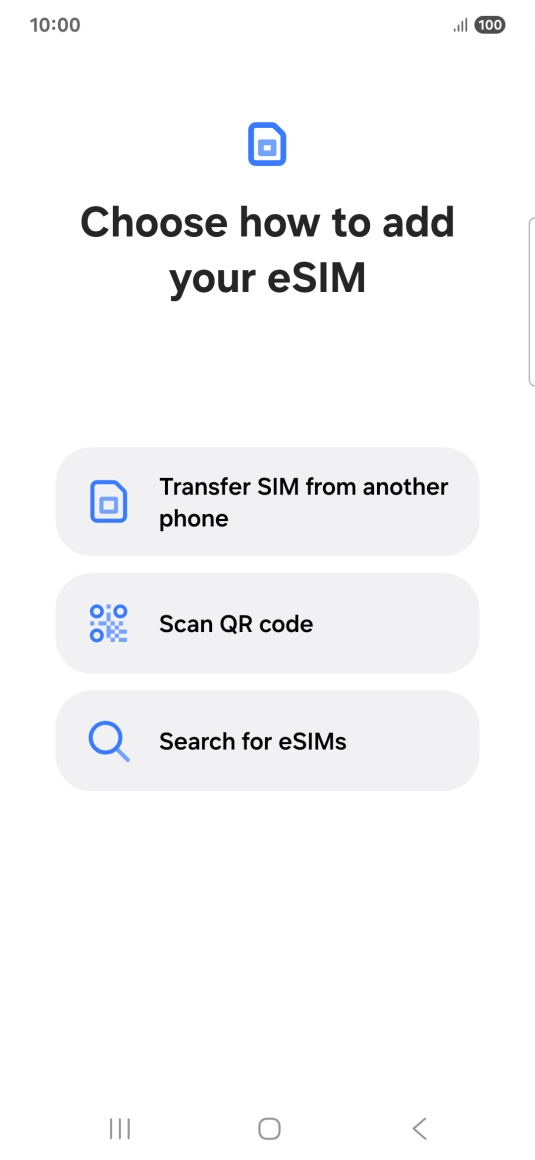Press Scan QR code.