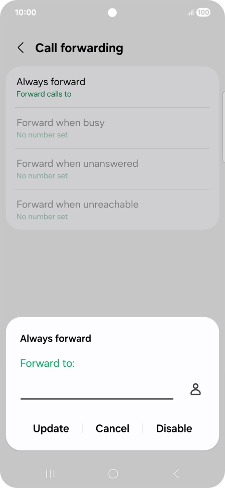 Press Disable.