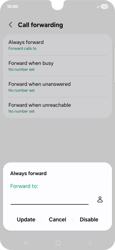 Press Disable.