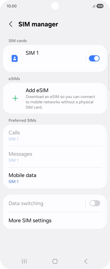 Press Add eSIM.
