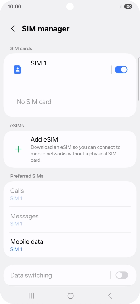 Press Add eSIM.