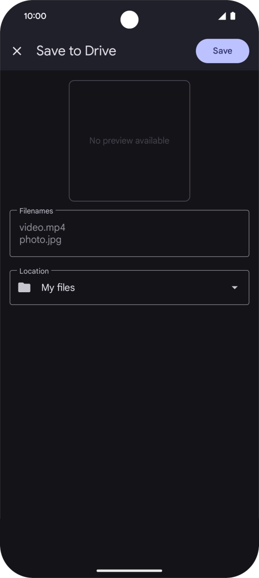 Press Save.