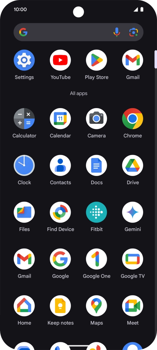 Press Play Store.
